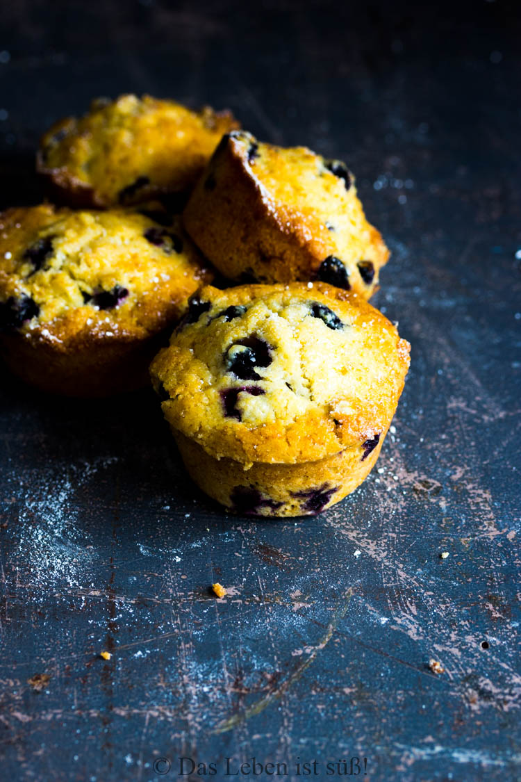 Blaubeer-Mais-Muffins (Werbung) – DAS LEBEN IST SÜSS!